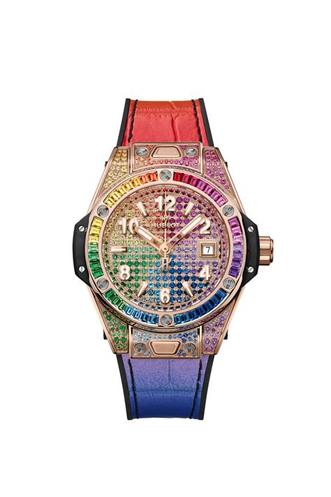 Hublot Click King Gold Rainbow 33mm Big Bang One 